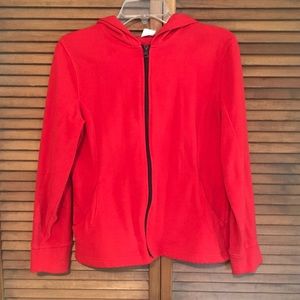 Lightweight Red Fleece Jacket